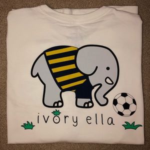 Ivory Ella Soccer Long Sleeve T-shirt